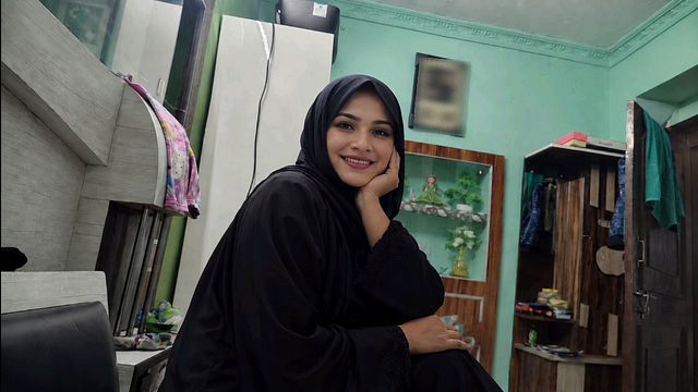 Pakistani newly married wife cozy with two guys in indoor bed viral video