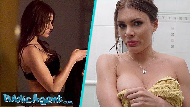 I Can't Believe this Hot Lost Brunette let me Fuck Her - Public Agent